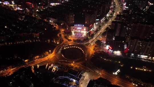 夜晚道路延时素材