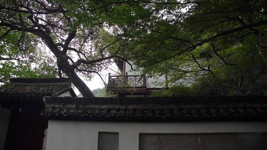 杭州飞来峰韬光寺建筑风景