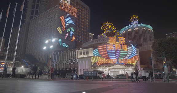 澳门夜景街景