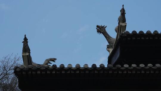 风景 建筑 天空视频素材模板下载