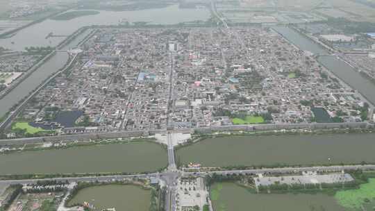 河北邯郸广府古城5A景区航拍