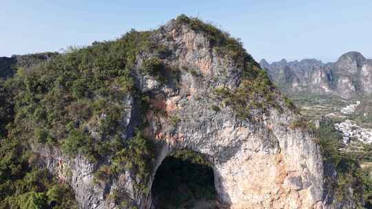 阳朔月亮山景区航拍