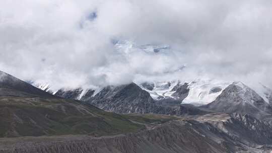 世界第六高峰卓奥友峰航拍