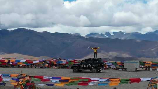西藏珠峰 108拐视频素材模板下载