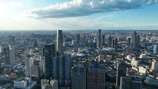 天津城市全景航拍空镜视频素材模板下载