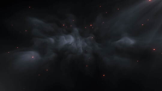 烟雾粒子火花背景视频素材模板下载