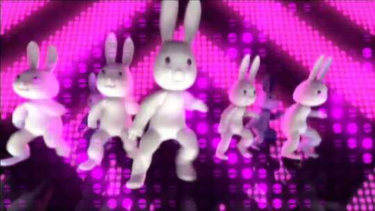 兔子开场舞视频素材模板下载