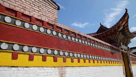 寺院色彩墙壁