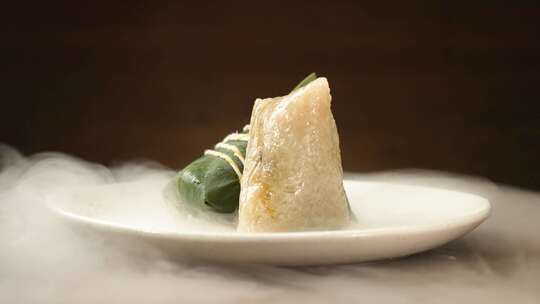 粽子展示绿豆鲜肉粽视频素材模板下载