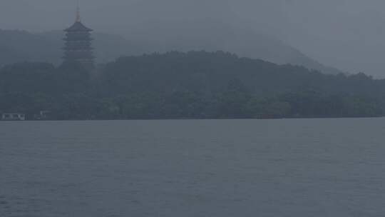 雨中杭州西湖