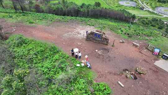 腾冲火山地热国家地质公园航拍