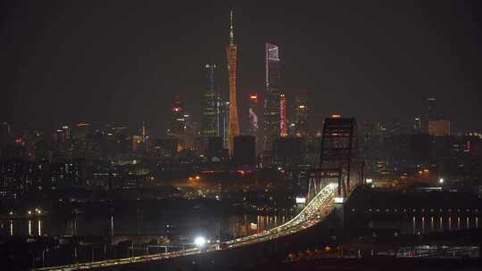 实录广州新光大桥进城之路