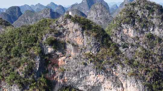 阳朔月亮山景区航拍