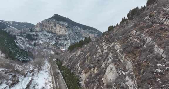 淄博沂源鲁山冬季航拍