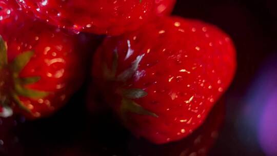 【镜头合集】微距拍摄水果草莓