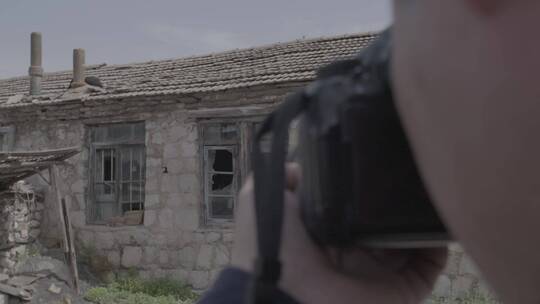 野外写生拍摄老房子