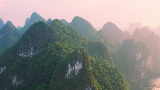 广西桂林山水航拍