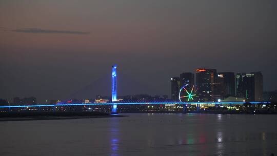 泉州东海泰禾晋江大桥夜景