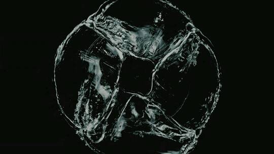 阿尔法通道水元素波纹素材