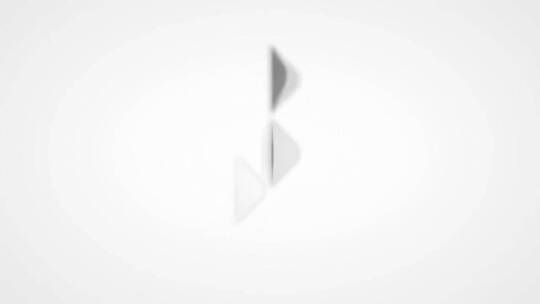 彩色三角页面翻转AE模板