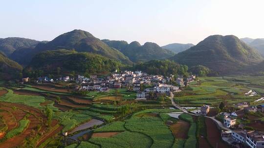 贵州田野外景航拍