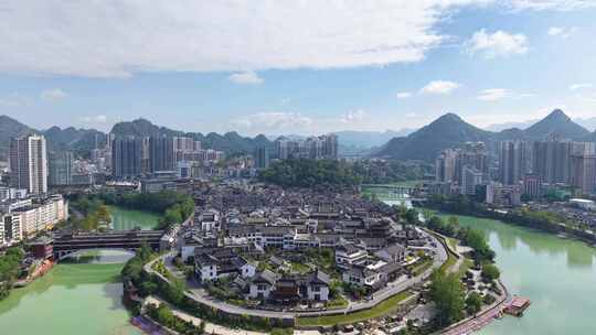 4k60-贵州省铜仁市中南门古城航拍