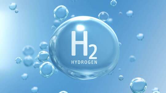 氢气与分子新能源科技3D渲染视频素材模板下载