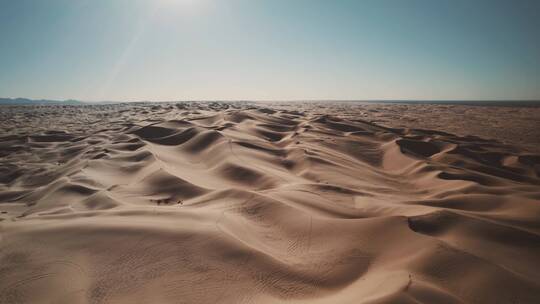 沙漠风光 沙漠越野车队视频素材模板下载