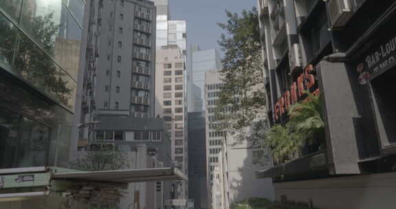 香港石板街清晨