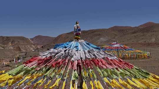 西藏阿里地区经幡