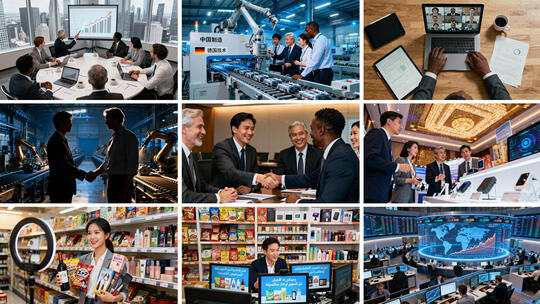 球贸易合作 全球供应链 全球化商务