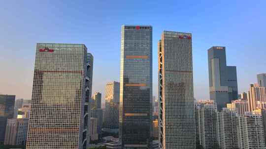 深圳科技大楼 百度公司 科技城市视频素材模板下载