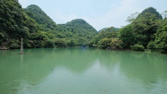 广西柳州山水龙潭公园自然风光美景