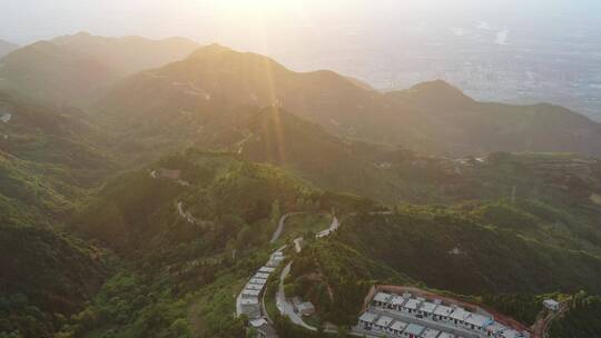 骊山盘山路视频素材模板下载