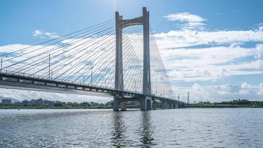 潮州大桥延时摄影视频素材模板下载