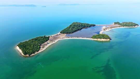 岛屿，希腊，泻湖，海