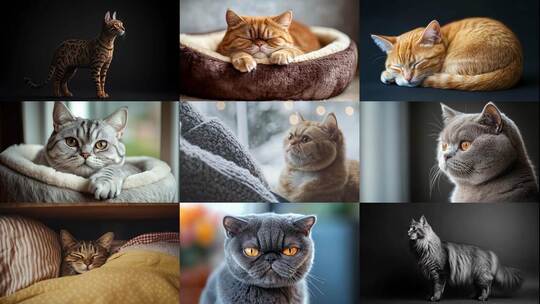 萌猫治愈瞬间猫咪猫星人(前99S为快速预览)