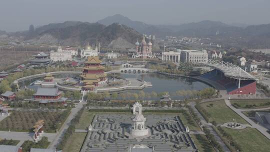 横店圆明园视频素材模板下载