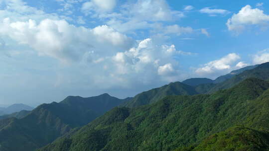 浙江 天目山 宁国 延时航拍