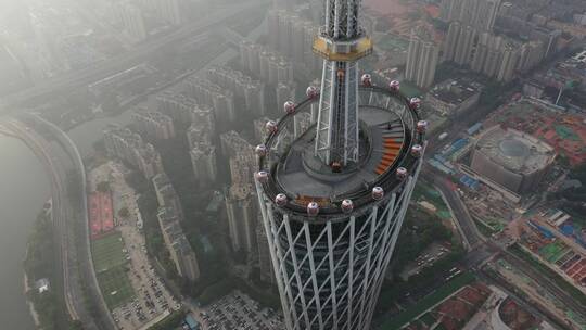广州珠江新城城市建筑群视频素材模板下载