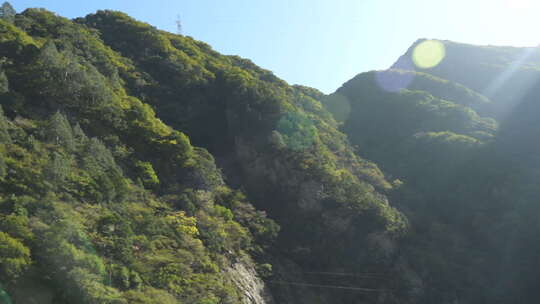 秦岭山脉秋季风景