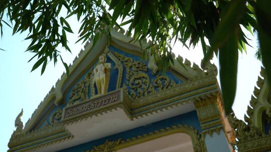 洛阳白马寺国际佛殿泰国寺庙古建筑光影视频素材模板下载