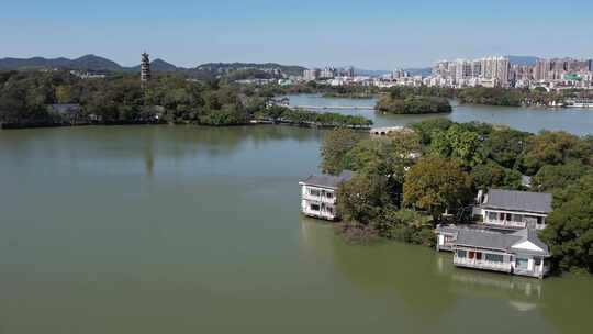 惠州西湖横移大景视频素材模板下载