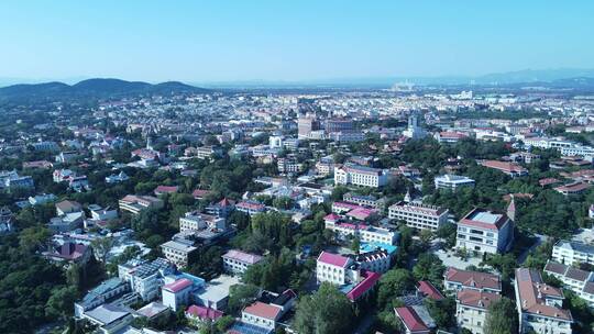 秦皇岛北戴河滨海城市旅游度假区航拍