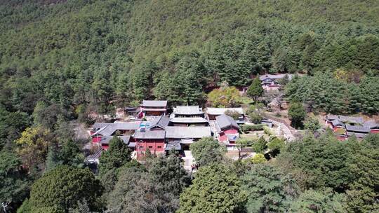 丽江玉峰寺航拍