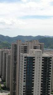 城市航拍高楼建筑住宅小区竖屏