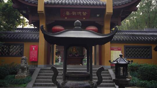 杭州飞来峰永福寺禅院风景