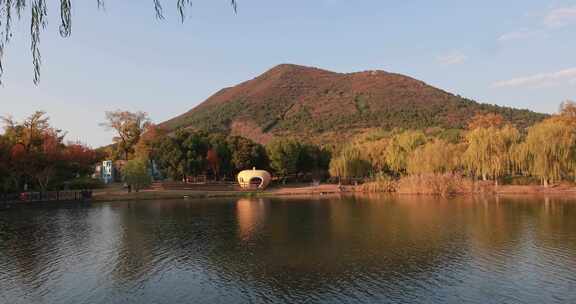 金秋时节 美丽的苏州大阳山森林公园