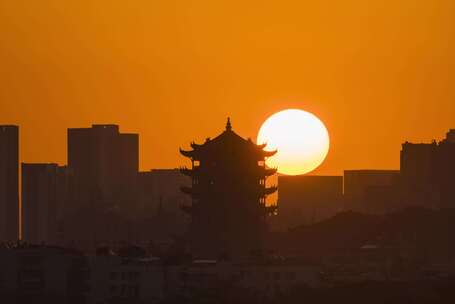 黄鹤楼震撼宣传片日出开场