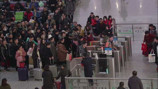 杭州东站人群延时